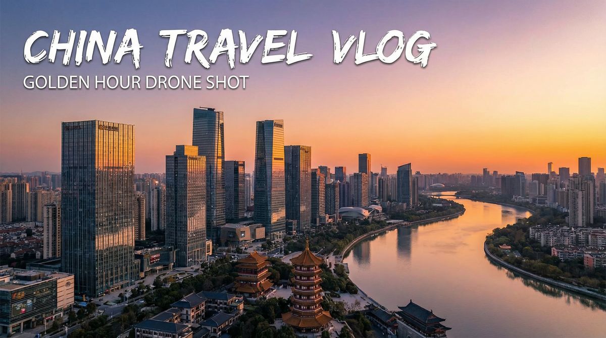 母狗城市风光航拍视频